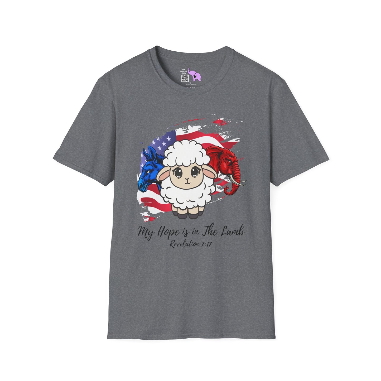 My Hope Is In The Lamb Revelation 7:17 Adult T-shirt