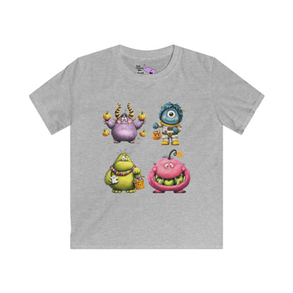 Monster Mayhem Kids Softstyle Tee