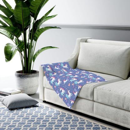 Dreamy Unicorn Sky Baby Swaddle Blanket