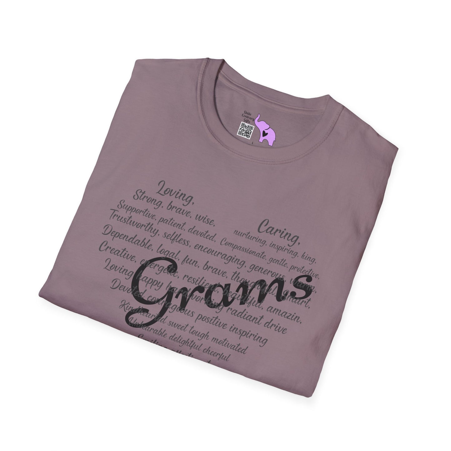 Grams Descriptive Words Adult T-shirt