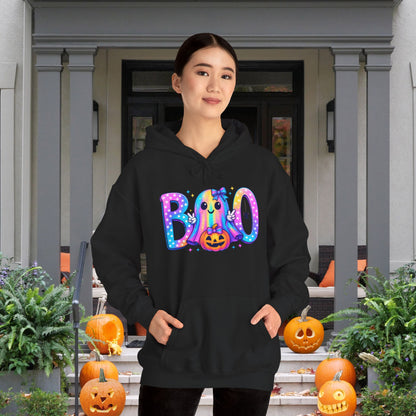 Pastel Boo Heavy Blend™ Hooded Sweatshirt