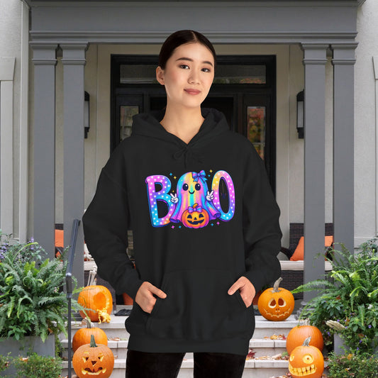 Pastel Boo Heavy Blend™ Hooded Sweatshirt