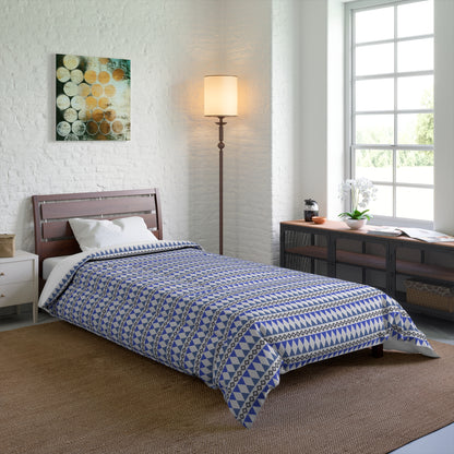 Sapphire Cairn Stripes Comforter