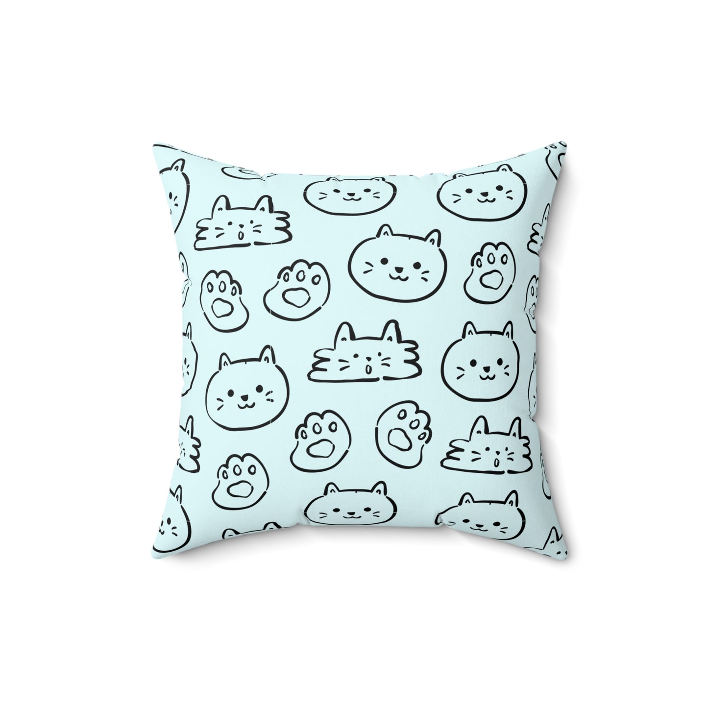 Cat Lovers Throw Pillow
