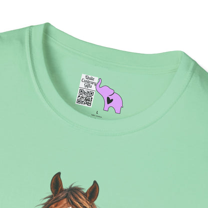 ""Front to Back Horse Lover Adult T-shirt