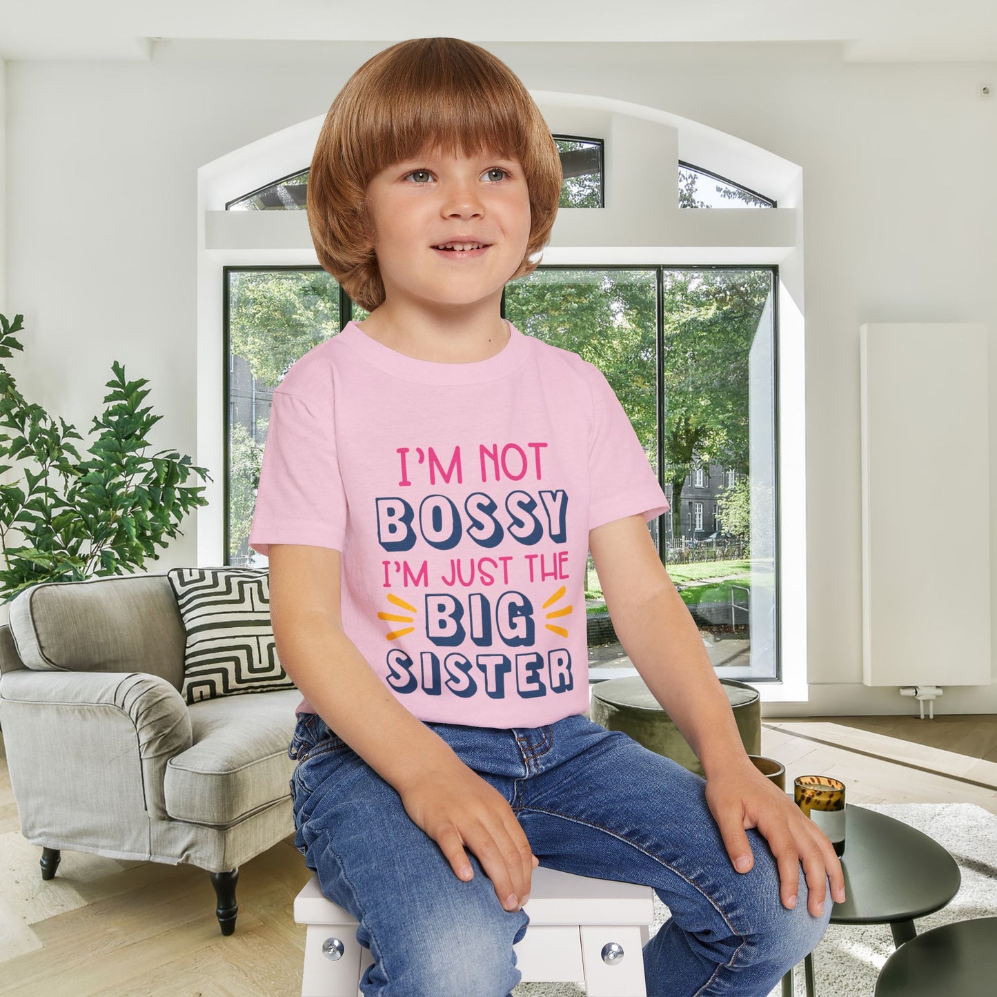 I'm Not Bossy I'm Just The Big Sister Heavy Cotton™ Toddler T-shirt
