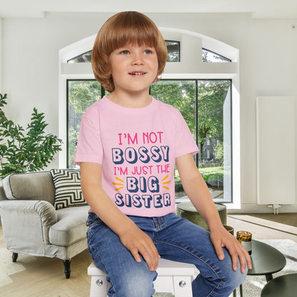 I'm Not Bossy I'm Just The Big Sister Heavy Cotton™ Toddler T-shirt