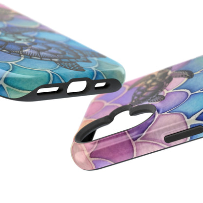 Sea Turtle Silhouette MagSafe® Compatible Tough Case for iPhone