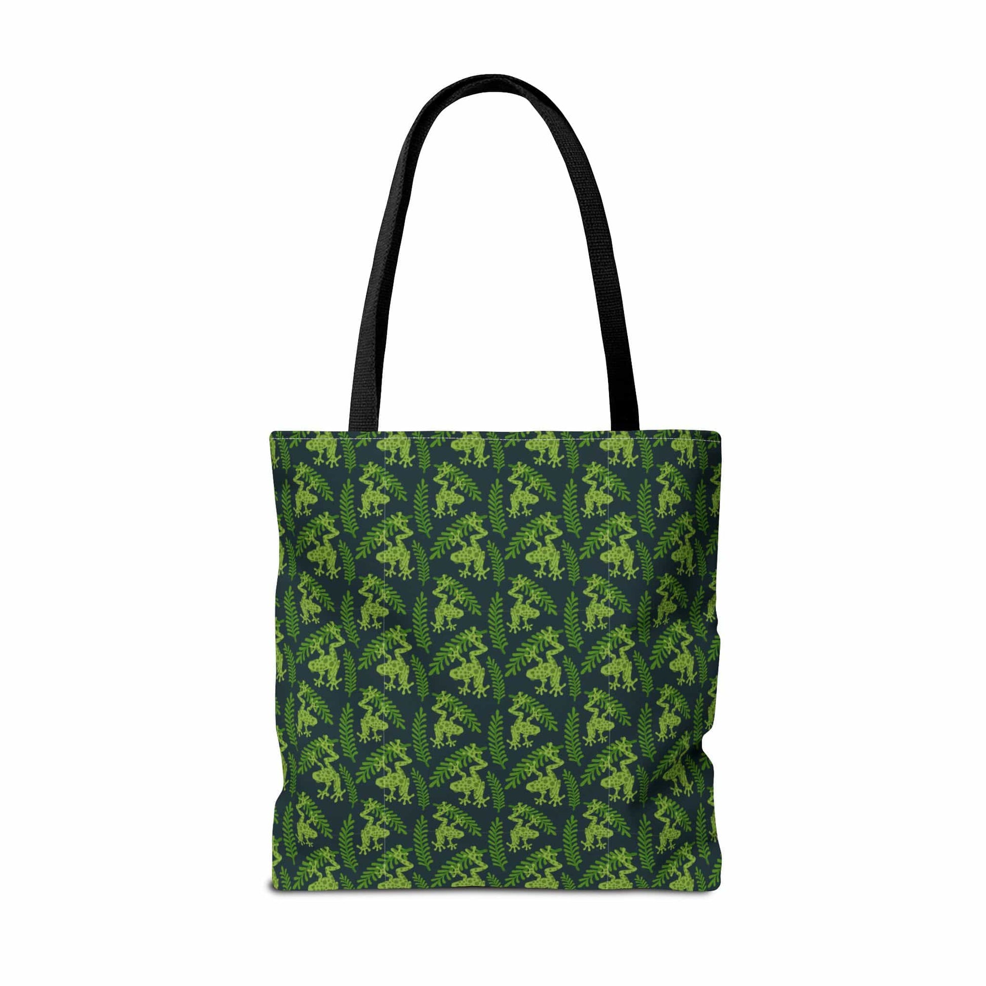 Emerald Canopy Frogs Canvas Tote Bag