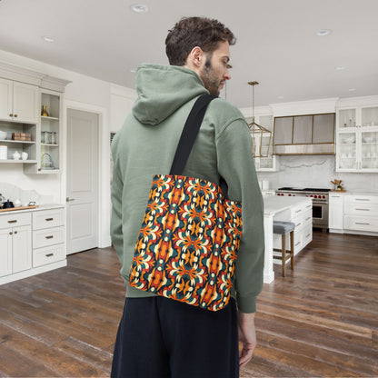 Autumn Kaleidoscope Canvas Tote Bag