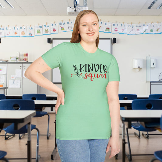 Kinder Squad Adult T-shirt