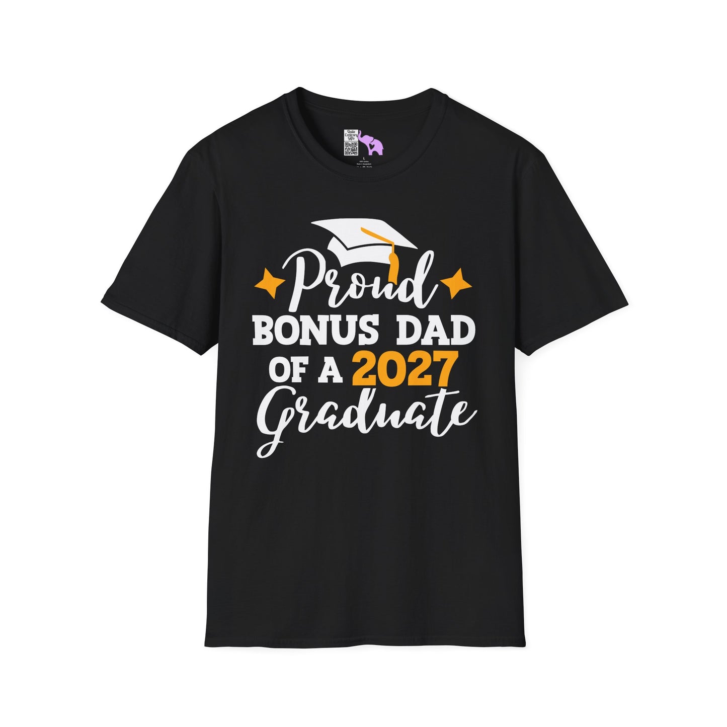 Proud Bonus Dad of a 2027 Graduate Adult T-shirt