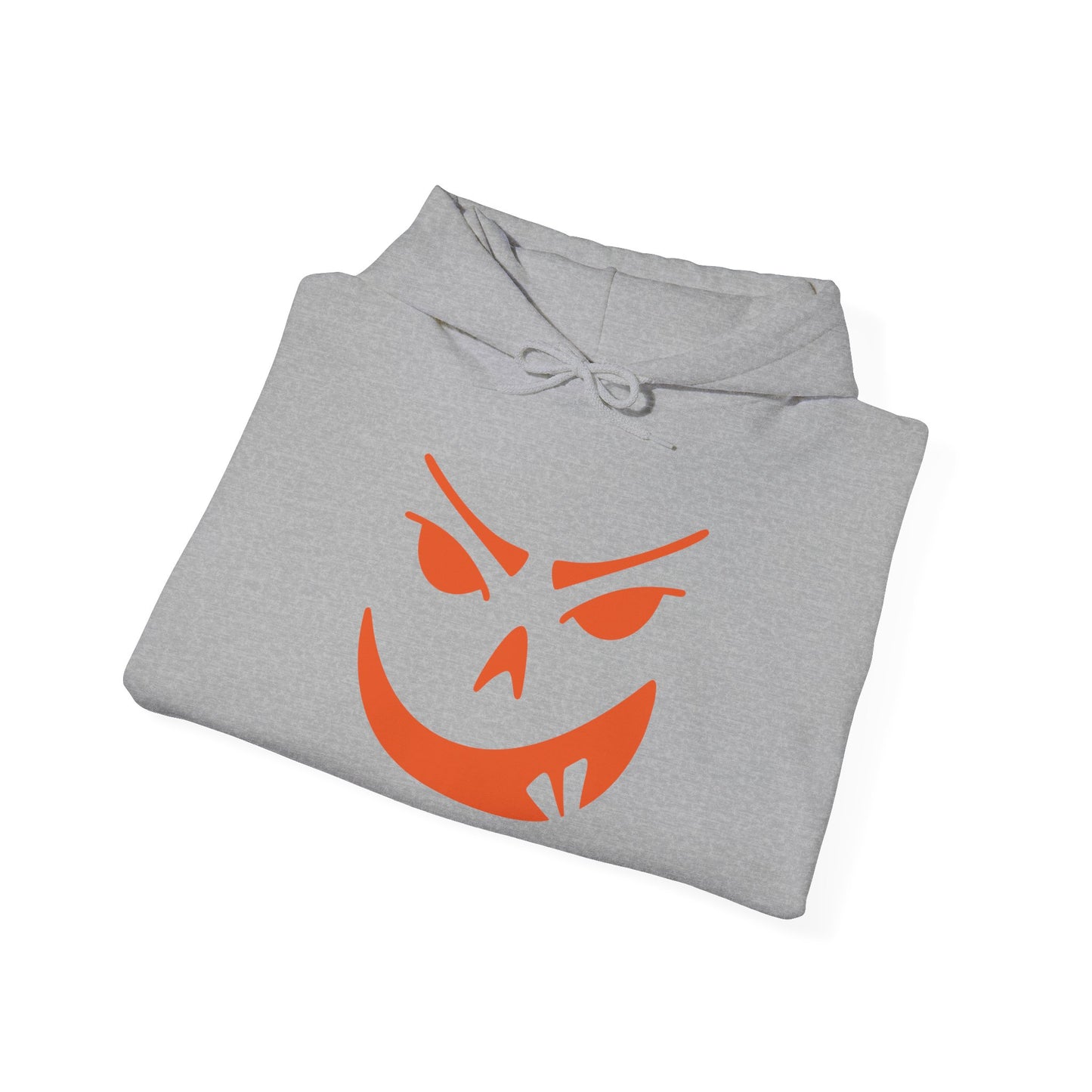 Goofy Grin Jack-O-Lantern Heavy Blend™ Hooded Sweatshirt