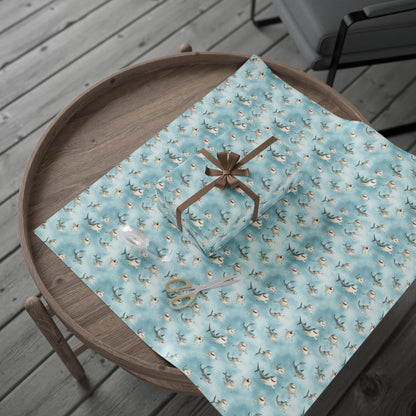 Cute Sharks Wrapping Paper