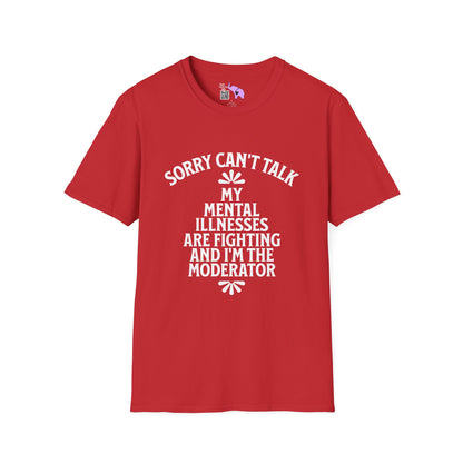 Sorry Can't Talk... Adult T-shirt