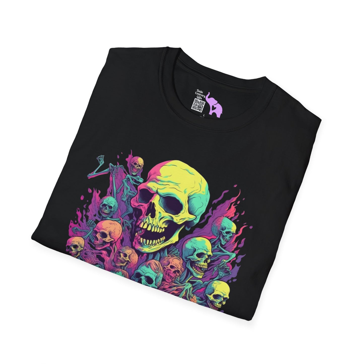 Skeleton Gathering Adult T-shirt