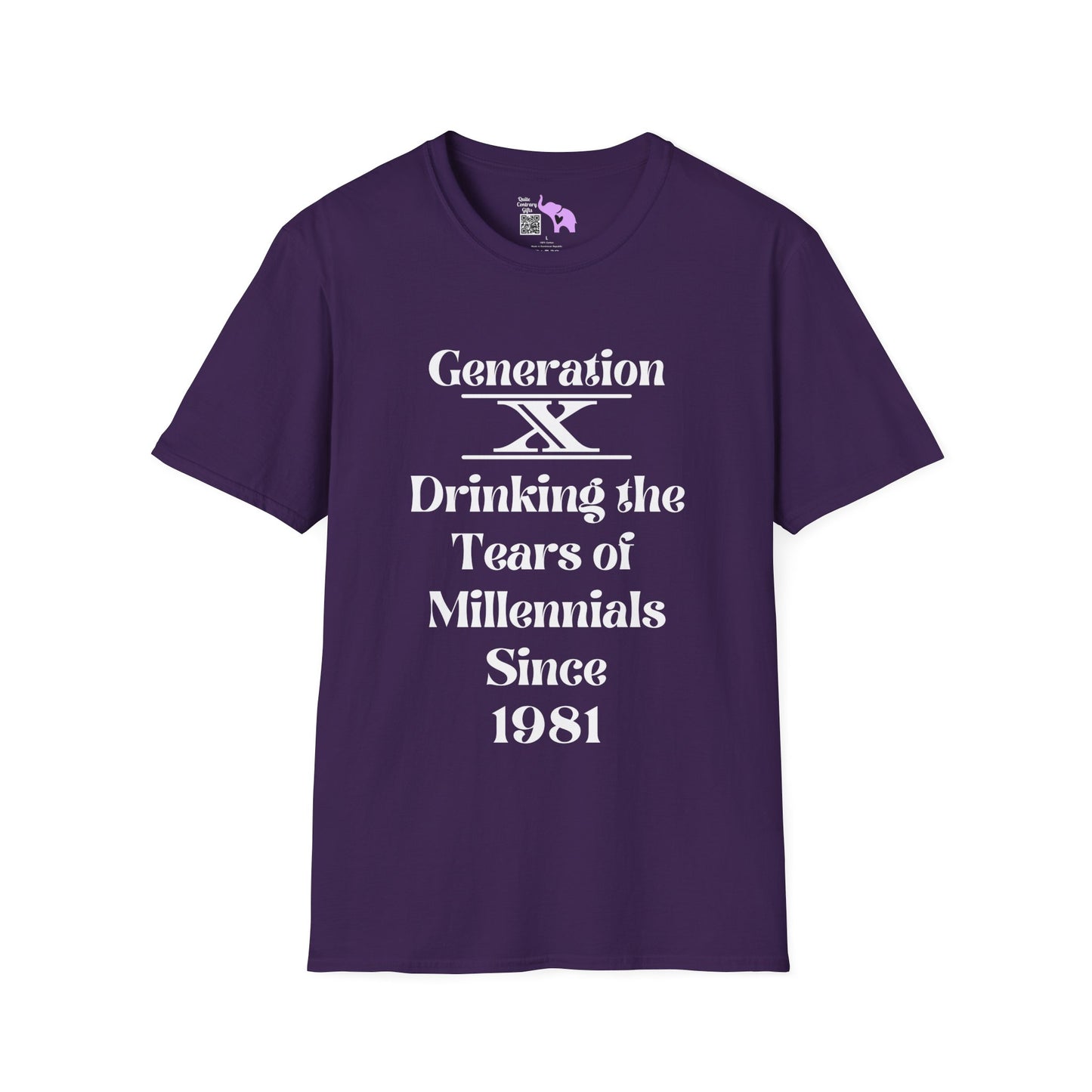 GenX Drinking Millennial Tears T-shirt