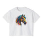 Colorful Horse Women's Boxy Tee