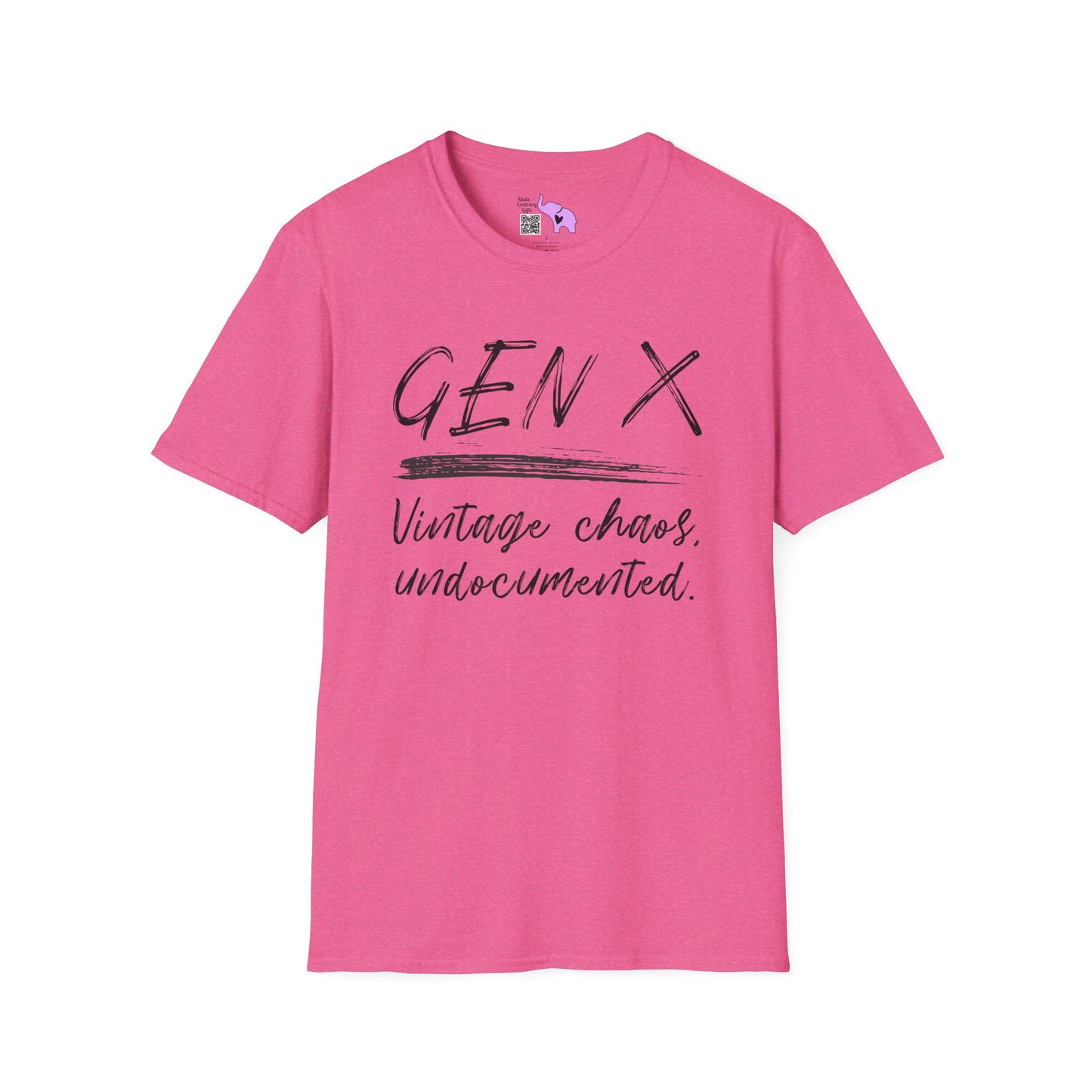 Gen X Vintage Chaos, Undocumented Adult T-shirt