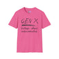 Gen X Vintage Chaos, Undocumented Adult T-shirt