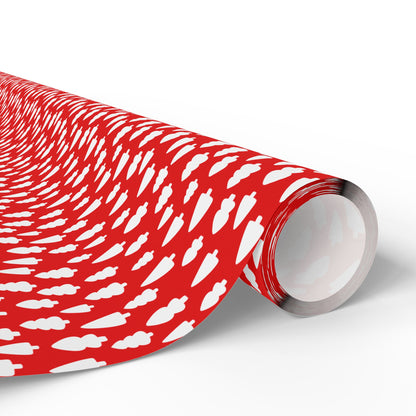 Festive Silhouettes Wrapping Paper