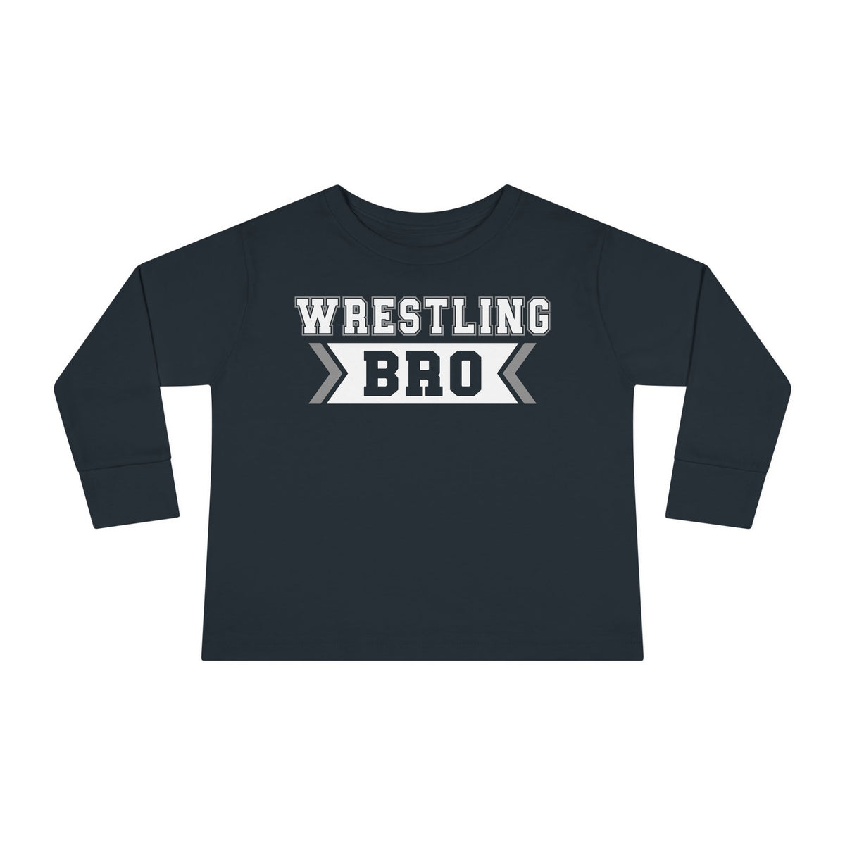 Wrestling Bro Toddler Long Sleeve Tee