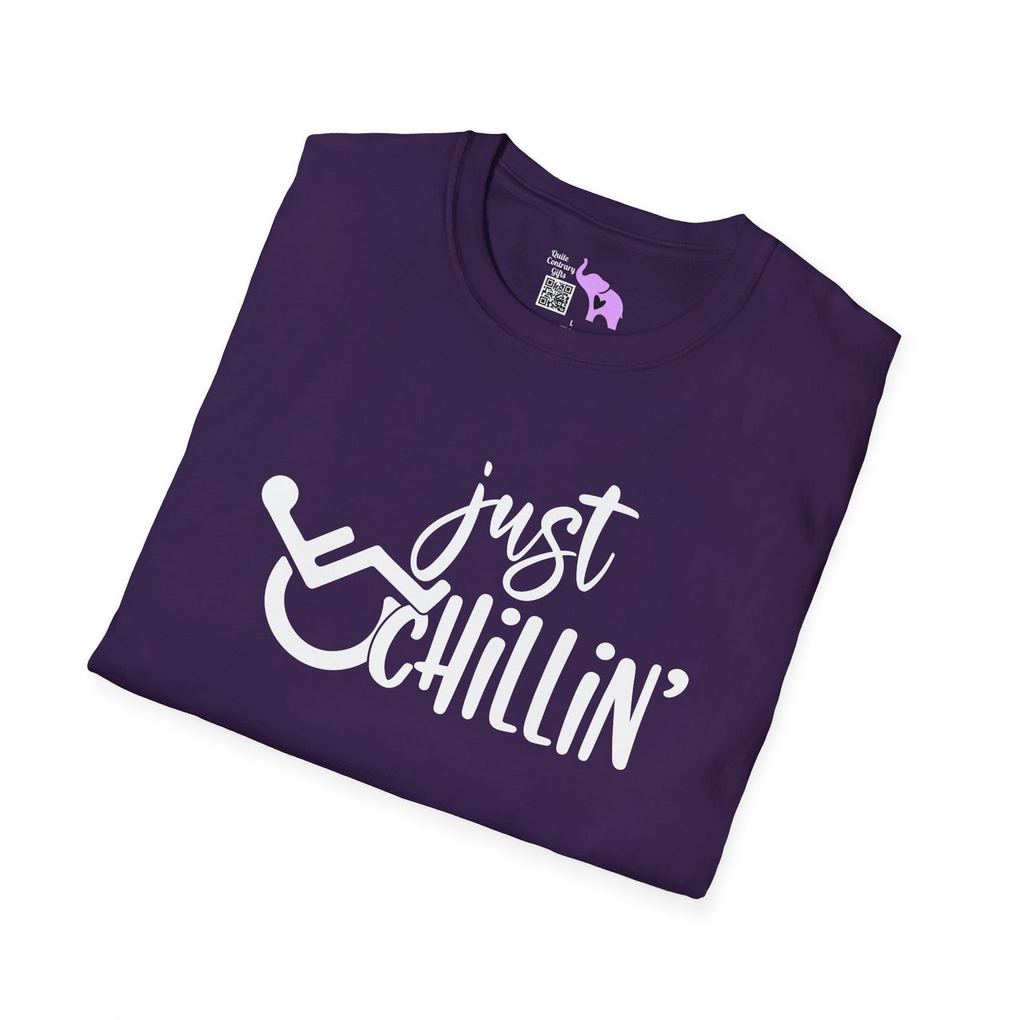 Just Chillin' (Disabled) Adult T-shirt