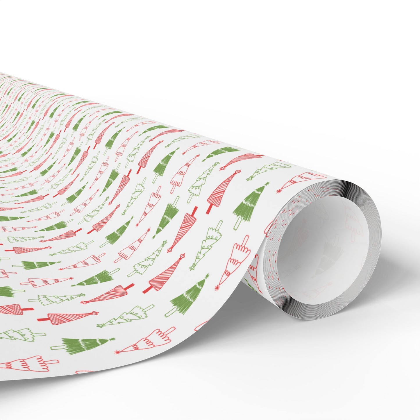 Merry Little Trees Wrapping Paper