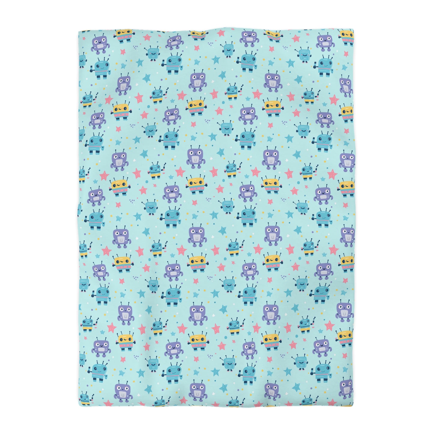 Robo Galaxy Giggles Microfiber Duvet Cover