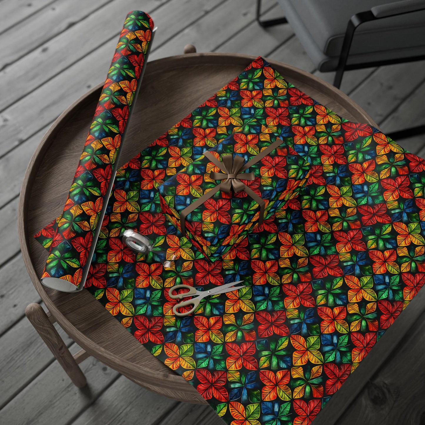 Kinara Radiance Kwanzaa Wrapping Paper