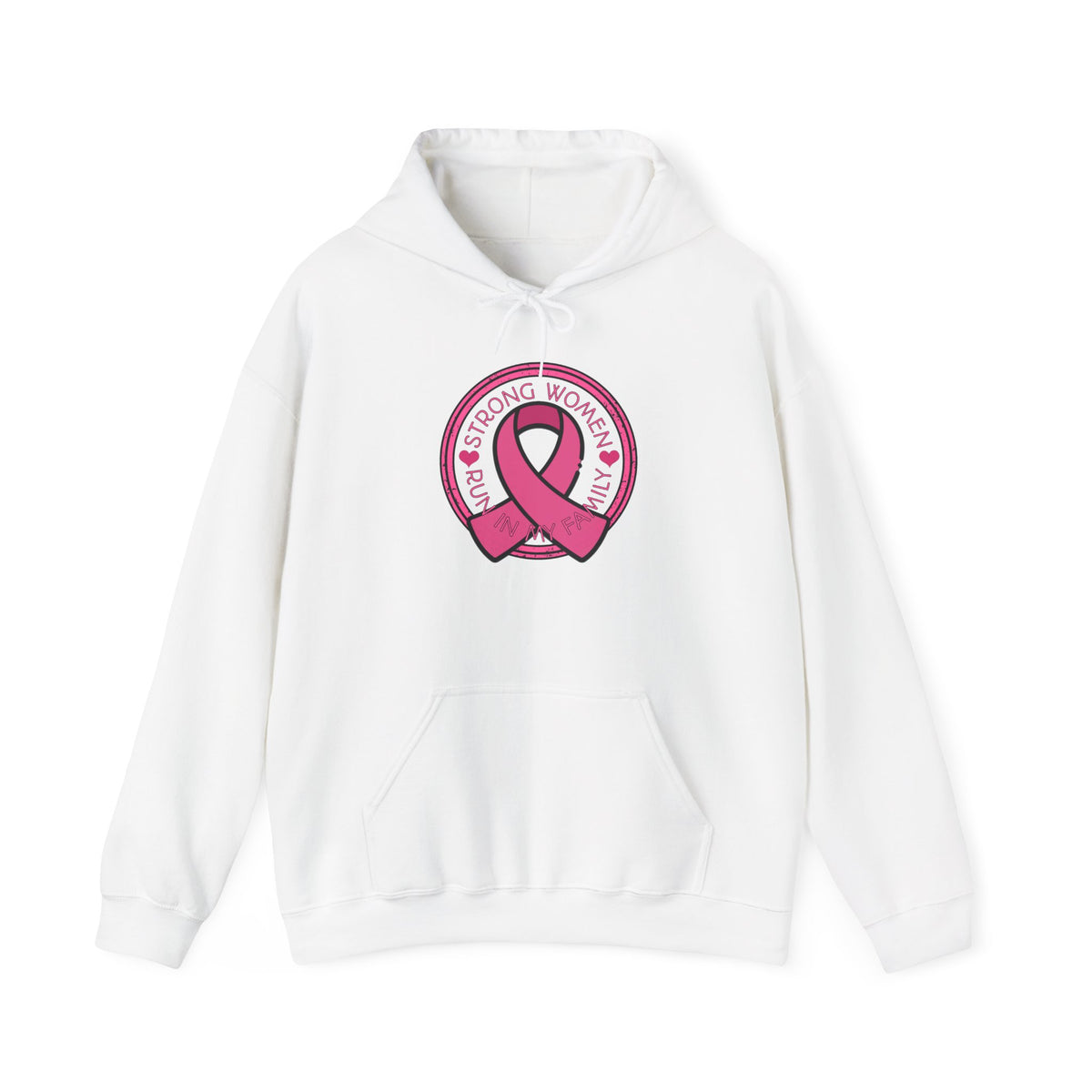Strong Women Run In My Family Heavy Blend™ Hooded Sweatshirt