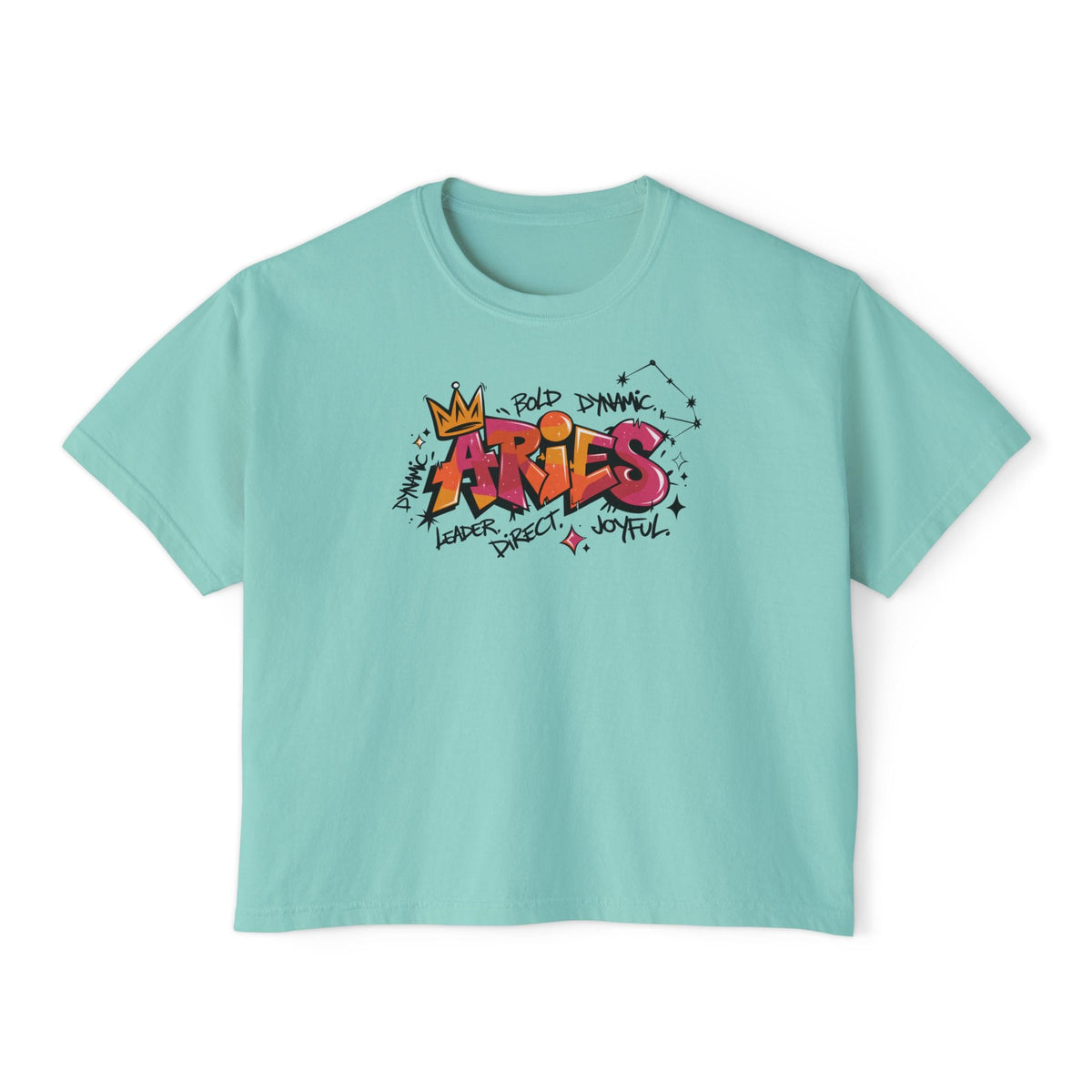 Aries Street Art Women's Boxy Tee