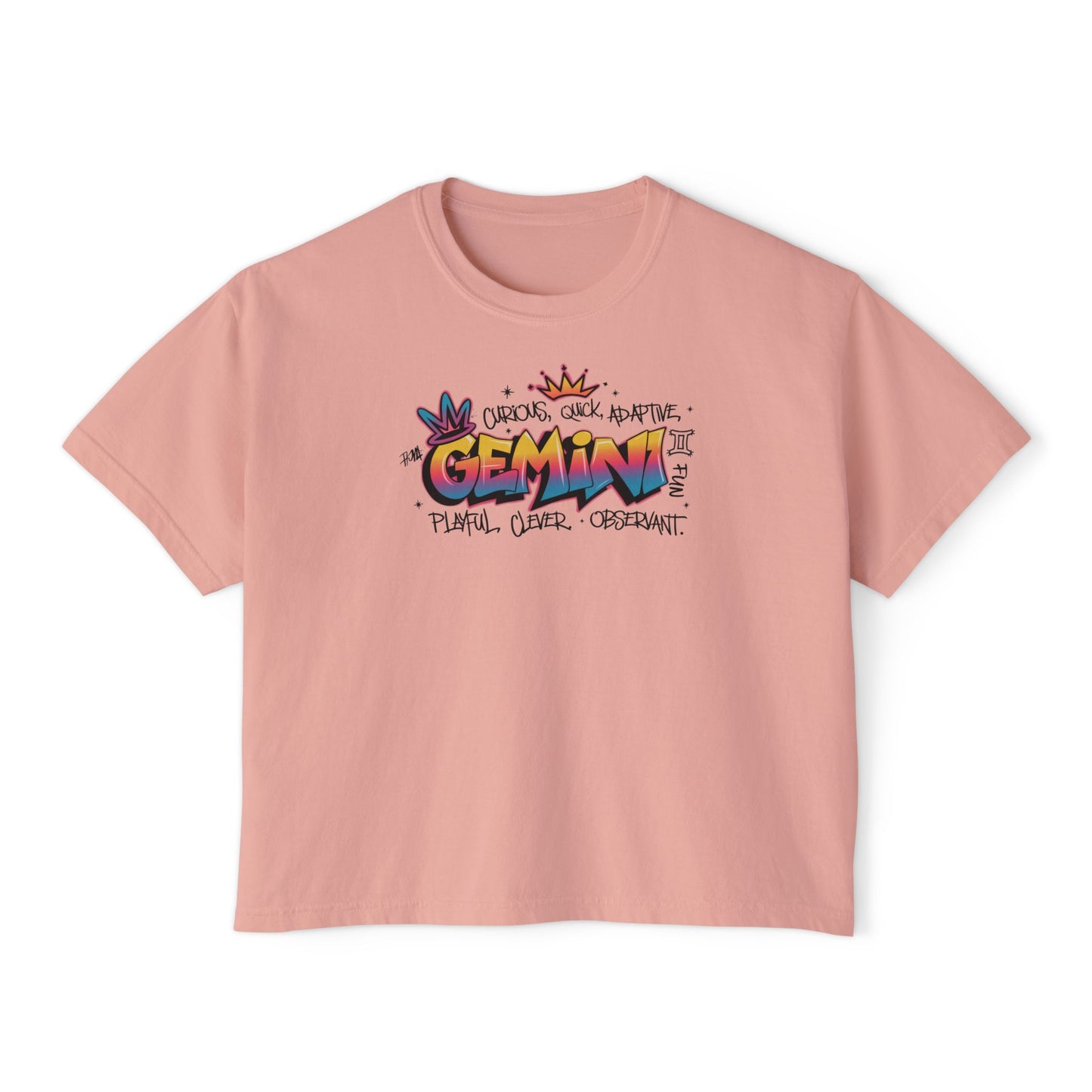 Gemini Street Art Women's Boxy Tee