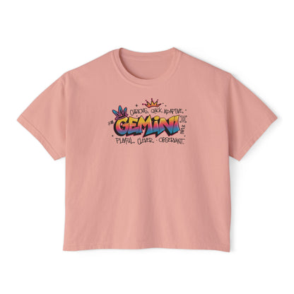 Gemini Street Art Women's Boxy Tee