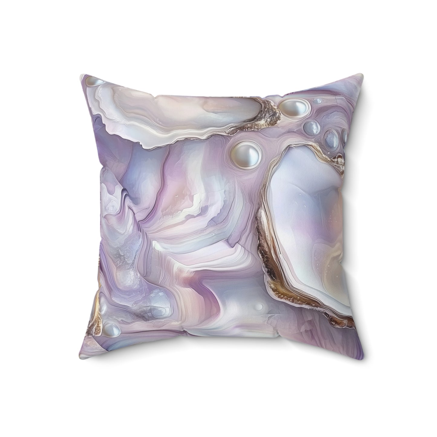 Purple Opalescent Dreams Throw Pillow