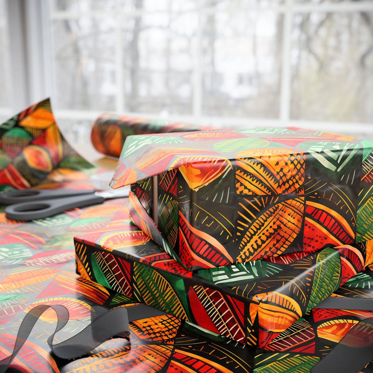Collective Harmony Kwanzaa Wrapping Paper