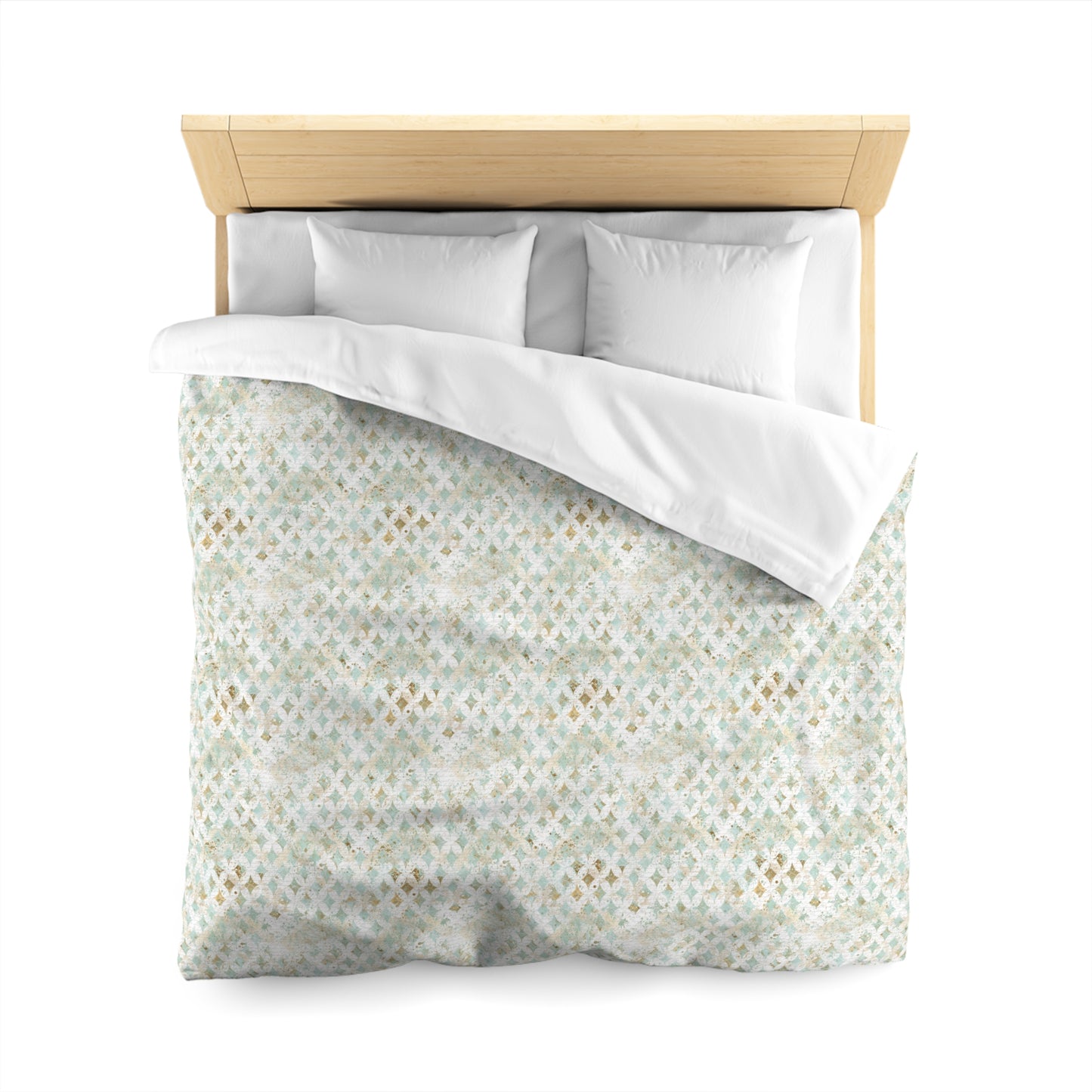 Faded Correspondence Duvet Bedding Set