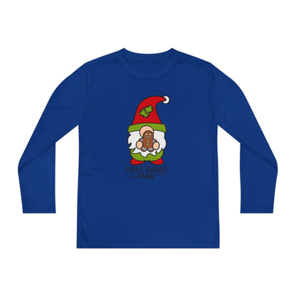 Cookie Baking Crew Gnome Youth Long Sleeve Tee