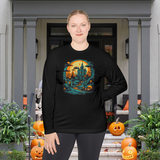 Creepy Cemetery 13 Adult Long Sleeve Tee