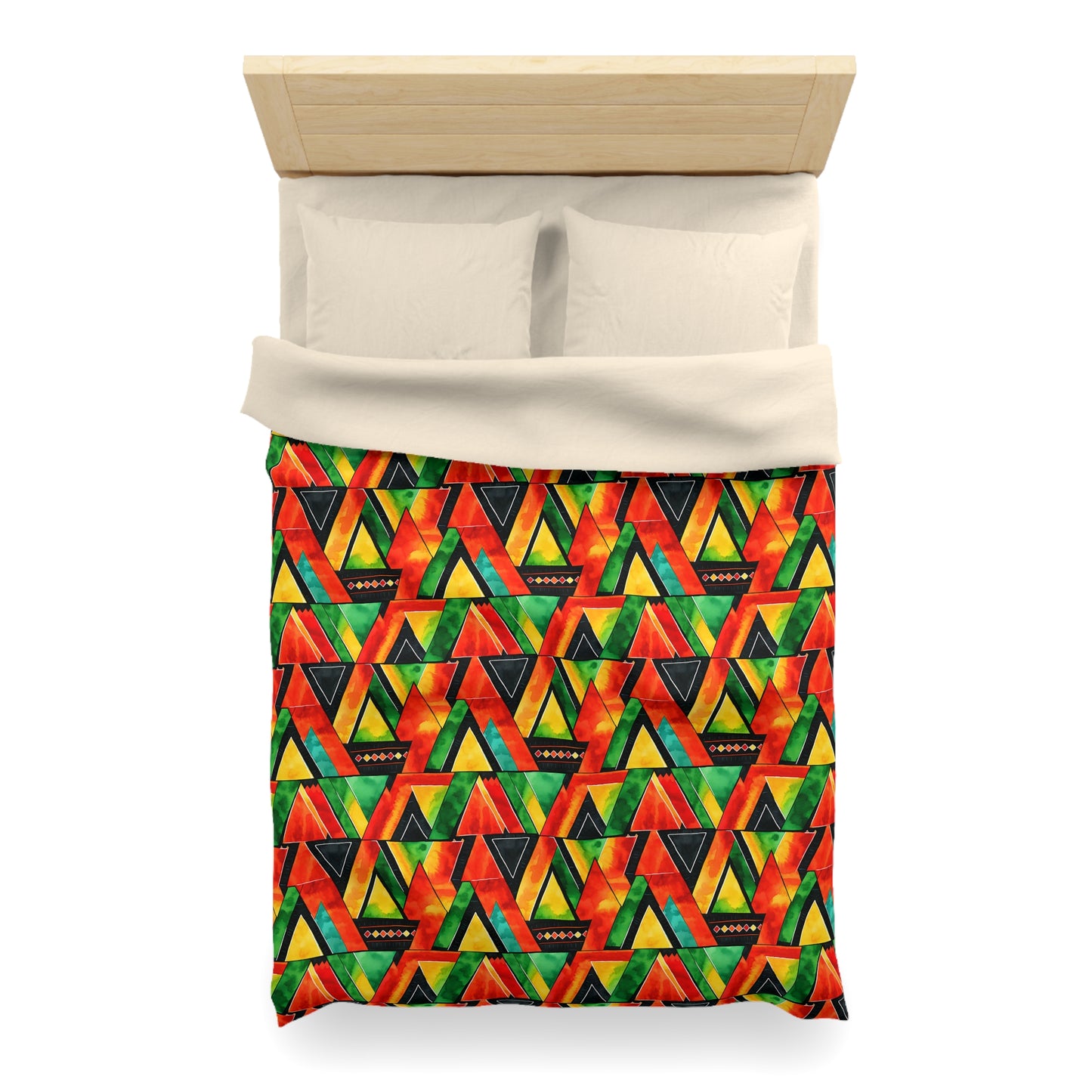 Abundance Vibes Microfiber Duvet Cover
