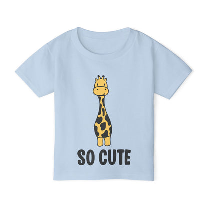 So Cute (Giraffe) Heavy Cotton™ Toddler T-shirt