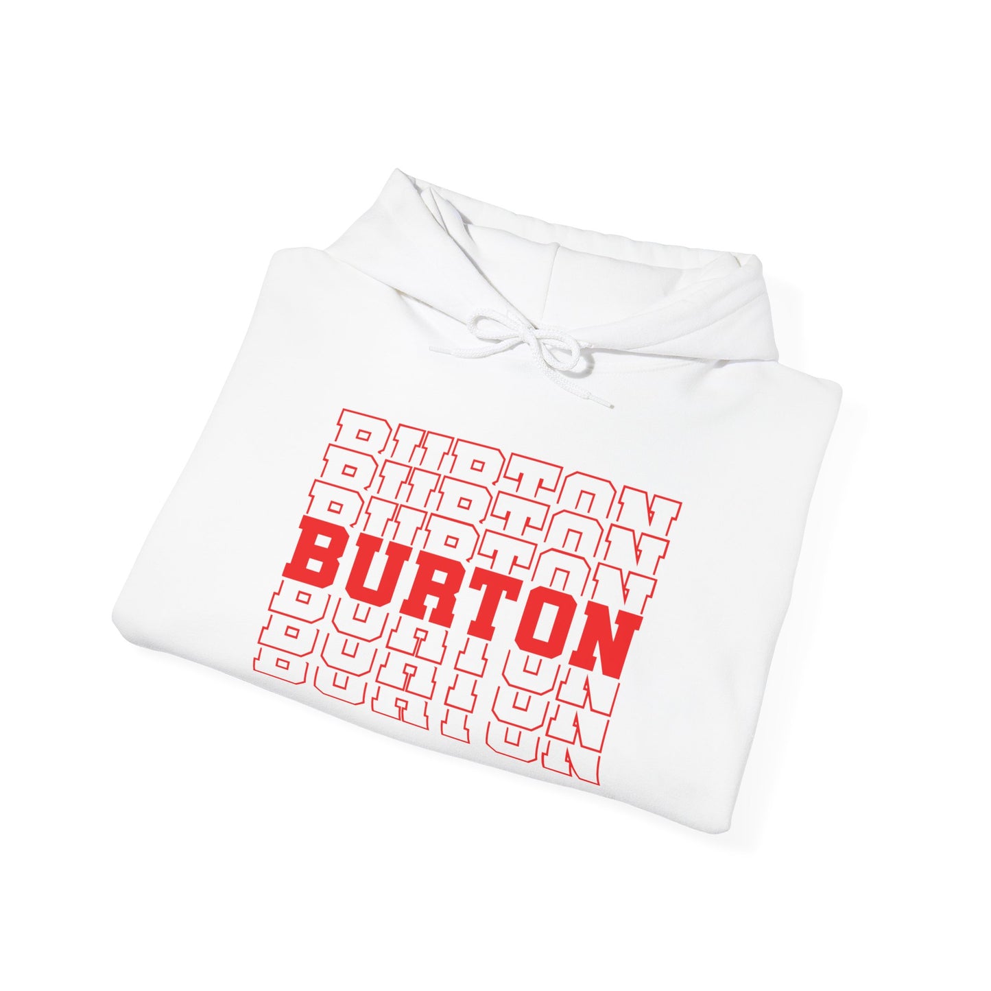 Burton (Stacked) Adult Heavy Blend™ Hooded Sweatshirt