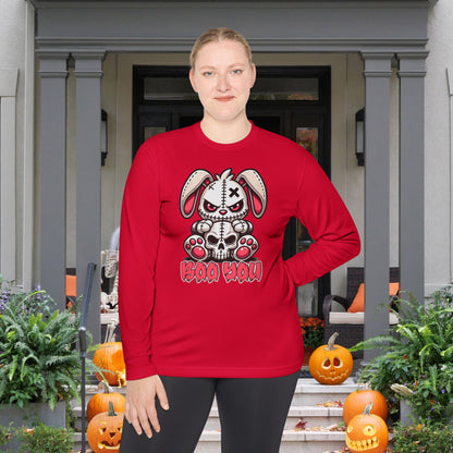 Boo You (Voodoo Bunny w/Skull) Adult Long Sleeve Tee