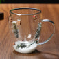 Christmas Double-Layer Glass Mugs