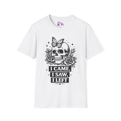 I Came, I Saw, I Left Adult T-shirt