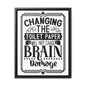 Changing The Toilet Paper Will Not Cause Brain Damage Canvas Wraps, Vertical Frame