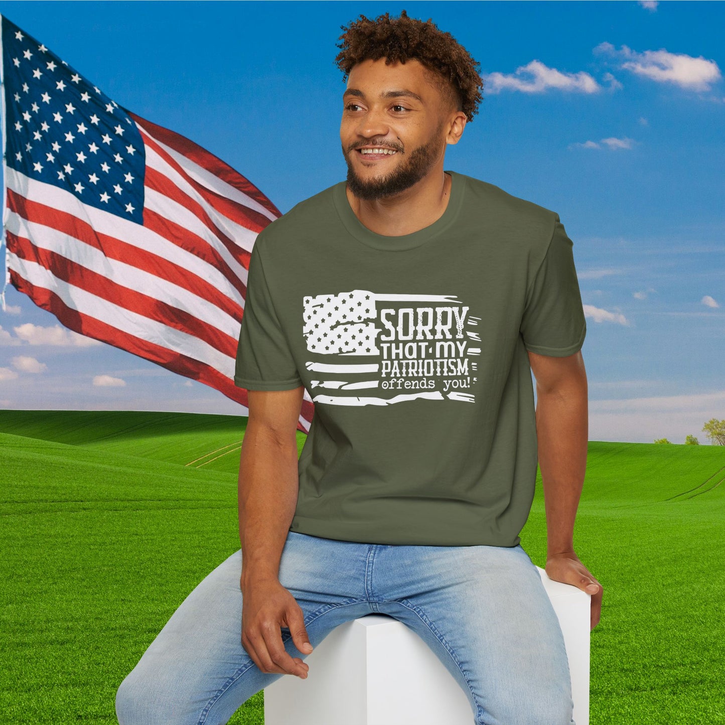 Sorry That My Patriotism Offends You Adult T-Shirt