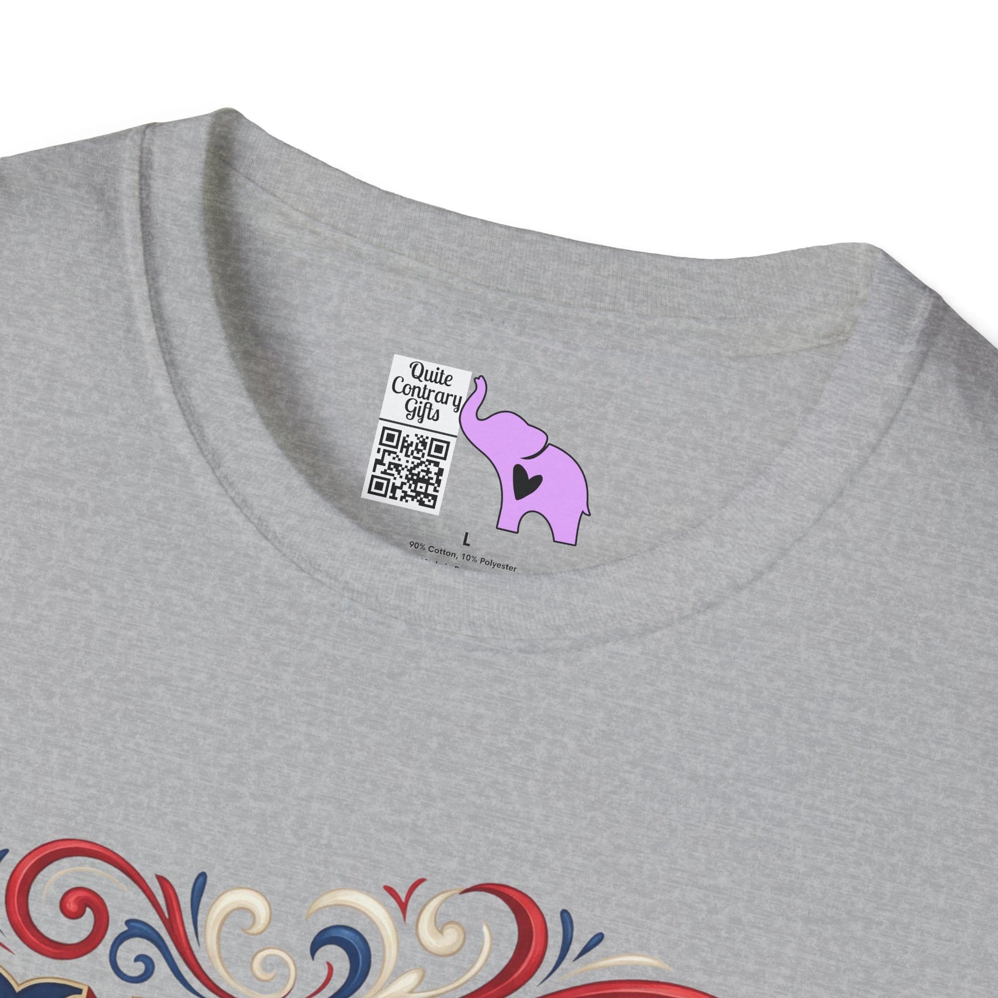 Floral USA 250 Years of Freedom Adult T-shirt