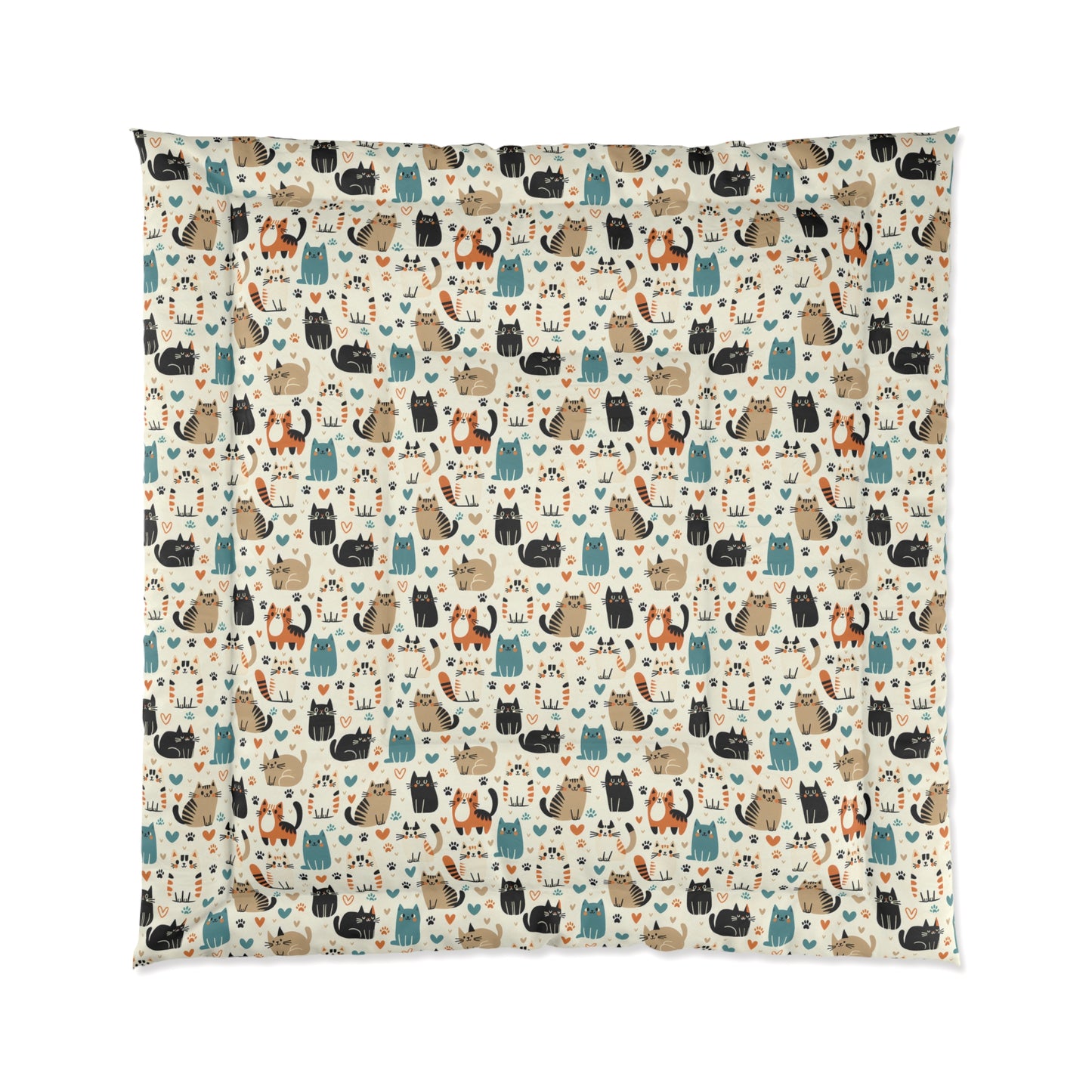 Whiskered Wonders Comforter