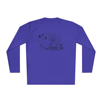 Spooky Season (Ghosts & Spider Webs) Adult Long Sleeve Tee